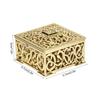 12Pcs European Style Hollow Square Candy Box Container Sugar Box Wedding Supplies