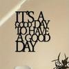 Metal Wall Art Motivational Quote Sign Office Home Decoration Modern Inspirational Letter Cut Metal Decor