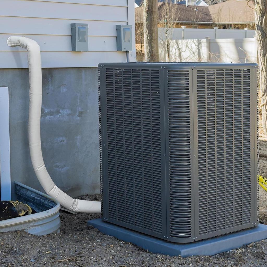 AC-Schlauchkanal-Isolierband UV-geschützt Klimaanlagenrohr-Schutzabdeckung HVAC-Kupferrohr-Isolierschutzhülse