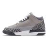 Дитячі кросівки Air 3 Retro PS Cool Grey 2021, сріблясті, світло-графітові, помаранчеві, 429487-012