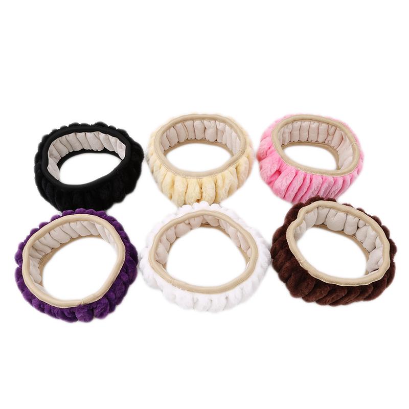 3pcs/Set Warm Faux Wool Steering Wheel Cover Fur Fluffy Thick Auto Car Steering Wheel Plush Cover Soft Wool Decoration Car