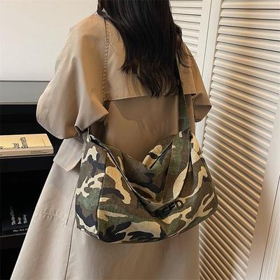 Vintage Camouflage Tote Bag Women's Shoulder Bag