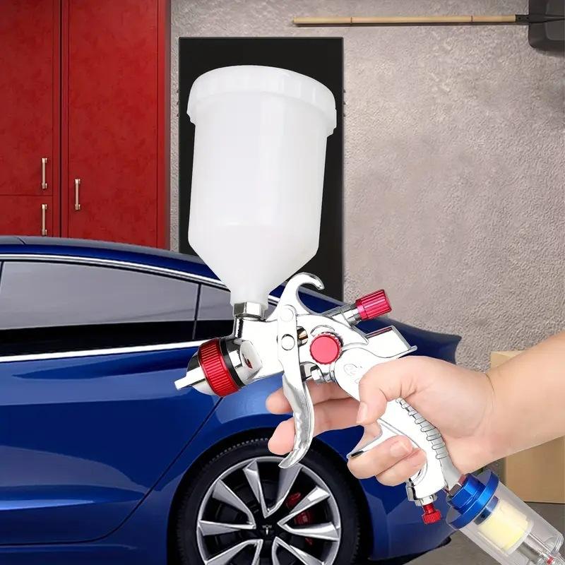 125/250/600Ml Plastic Spray Paint Cup Sprayer Cup Air Gravity Feed Paint Spray Pot Thread Connector For Spray Gun Parts