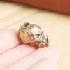 Brass Biochemical Skull Pendant Personalized DIY Accessories Knife Pendant Wealth Cloth Buckle Key Rope Pendant Small Copperware