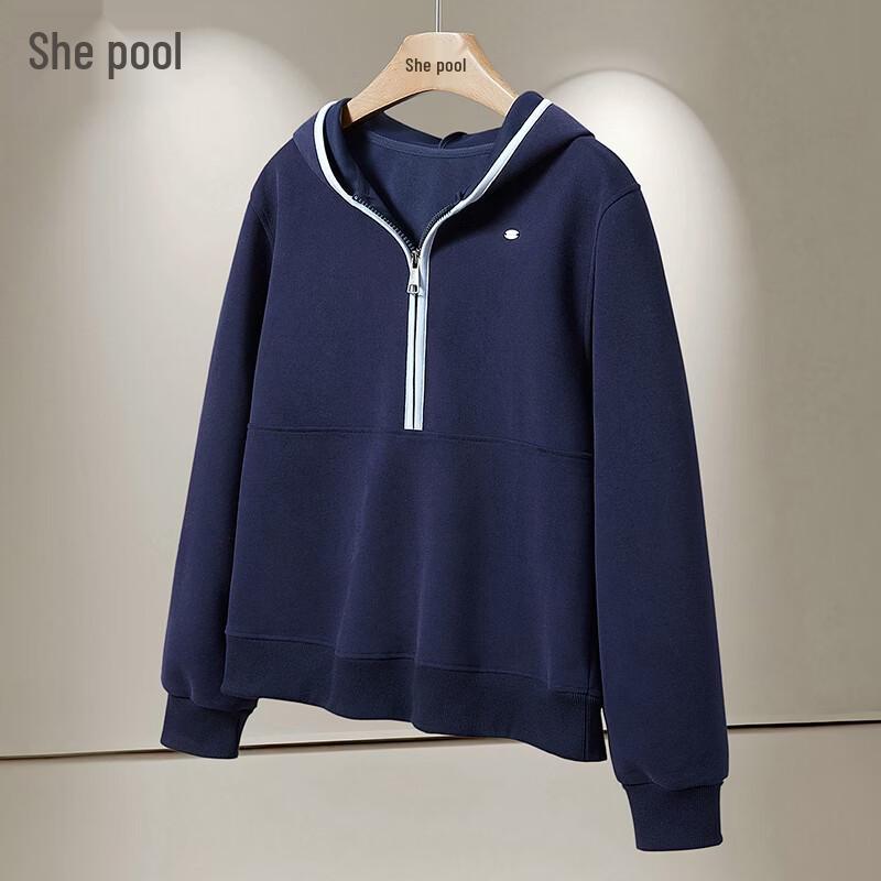 Женская худи на молнии в американском стиле L