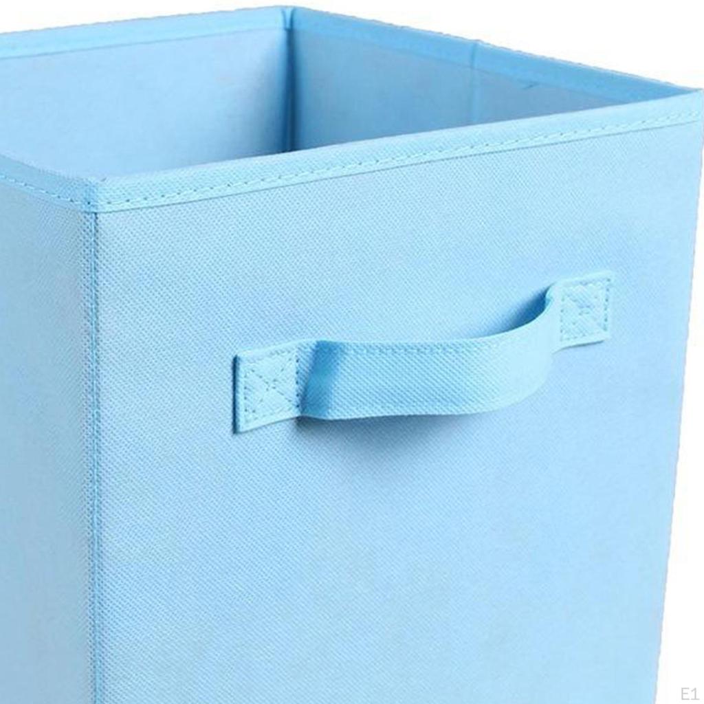 Storage Cube Art Craft Supplies Books Organizer Laundry Hamper Foldable Basket for Study Desk