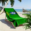 Brasilien Nationalmannschaft Print Strandtuch, Großes Weiches Schnelltrocknendes Handtuch für Strand Camping Schwimmen