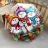 1 PC Automatic Folding Umbrella - Colorful Snowmen Pattern, Portable & Foldable Design with 8 Ribs, Christmas Birthday Gifts