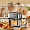 1400W 8L/10L Touch Screen Oil-free Cooking Machine Large Capacity Household Multifunctional Air Fryer
