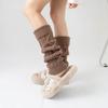 Womens Lolitas Knit Long Socks Leg Warmers Harajuku Boot Socks Winter Warm Ankle Heap Socks Fashion Leg Socks Streetwear