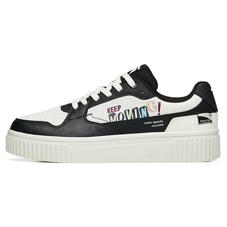 ANTA Classic Lifestyle Low-Top  Black White  Men s 112238062-2 EU 40