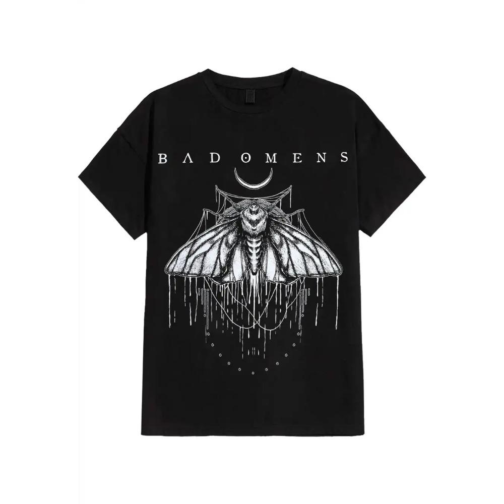 Americký Evropský Trend Kapela Pánské Dámské Tričko Špatná Znamení Nadměrné Pánské Dámské Unisex Krátký Rukáv Y2k Top Trička Pánské Oblečení