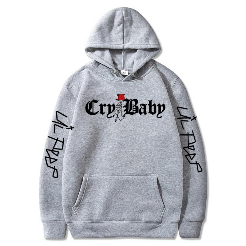 Men Hoodies 2021 Lil.Peep Rose Cry Baby Hoodie