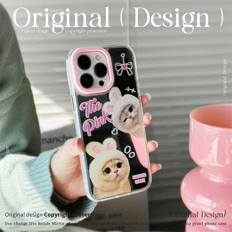 Zhitai Etui na Apple 15 iPhone - Stylowy, Uroczy Design z Lusterkiem dla iPhone 14 Pro, 12/11 Pro Max i Serii 13