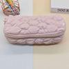 Spacious Korean-Style Pencil Case & Makeup Bag In Girlish Cream