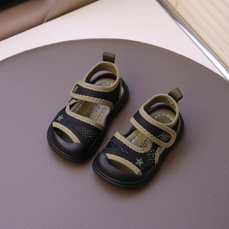 Baby sandals breathable 1-2 1-3 years old summer foot-wrapped toddler shoes infant children shoes girls and boys beach shoes