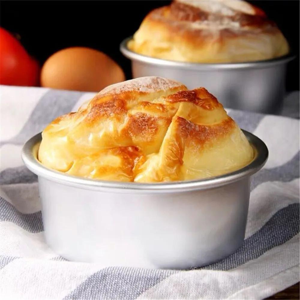 Molde redondo para hornear pasteles de fondo vivo de 6/8/10 pulgadas, antiadherente, para decoración de pan, para el hogar, cocina, horno, bandeja para hornear, 1 unidad