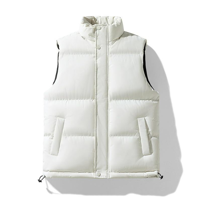 M-8XL Vest Men and Women with The Same Style Stand-up Collar Large Size Winter Thick Down Padded Jacket Waistcoat Padded Jacket Men