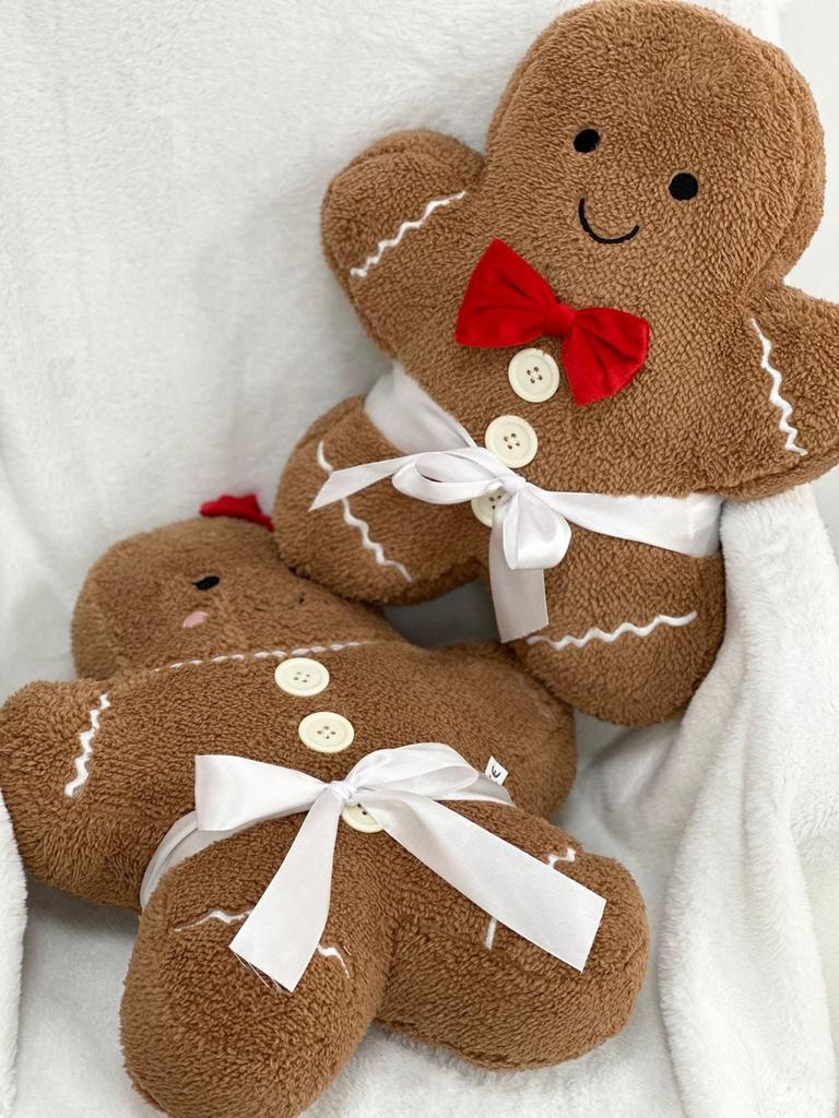 Lebkuchen Junge Mädchen Weihnachten Dekorative Plüschkissen Weiches Und Kuscheliges Stofftier