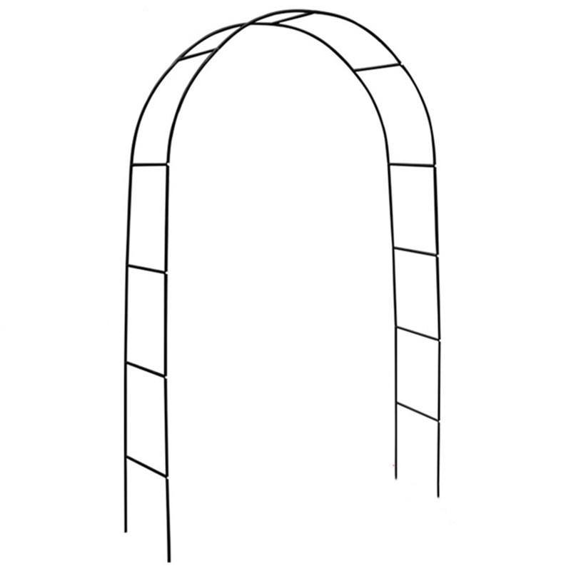 Garden Trellis Plant Climber Arch: Supports Grapes, Clematis, Blue Plumbago, Roses, and Vines