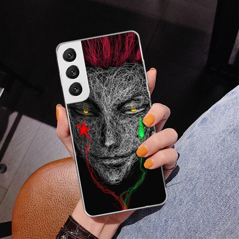 Huner X-Hunters Hisoka Phnoe Case for Samsung Galaxy S26 S25 Edge S23 S24 Ultra S22 Plus S21 S20 FE Unique Cover Soft Coque Gala
