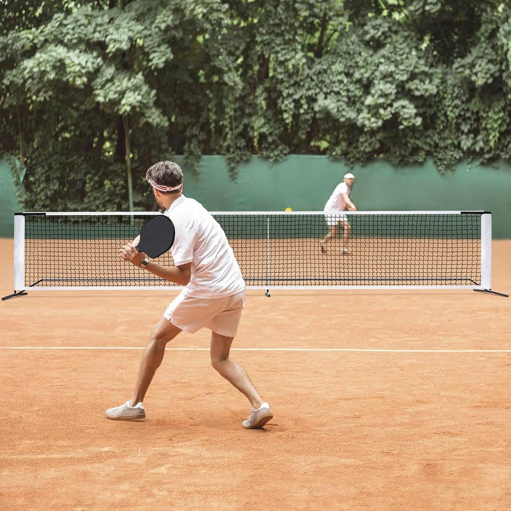 Rede de Pickleball de Reposição 22x3 pés Tamanho Padrão Universal Encaixe em Estrutura Portátil