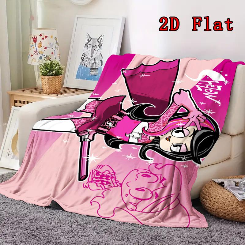 SheZow 2D Flat Pattern Flannel Blanket High quality All Seasons Warmth and Comfort Perfect for Christmas Gifts.