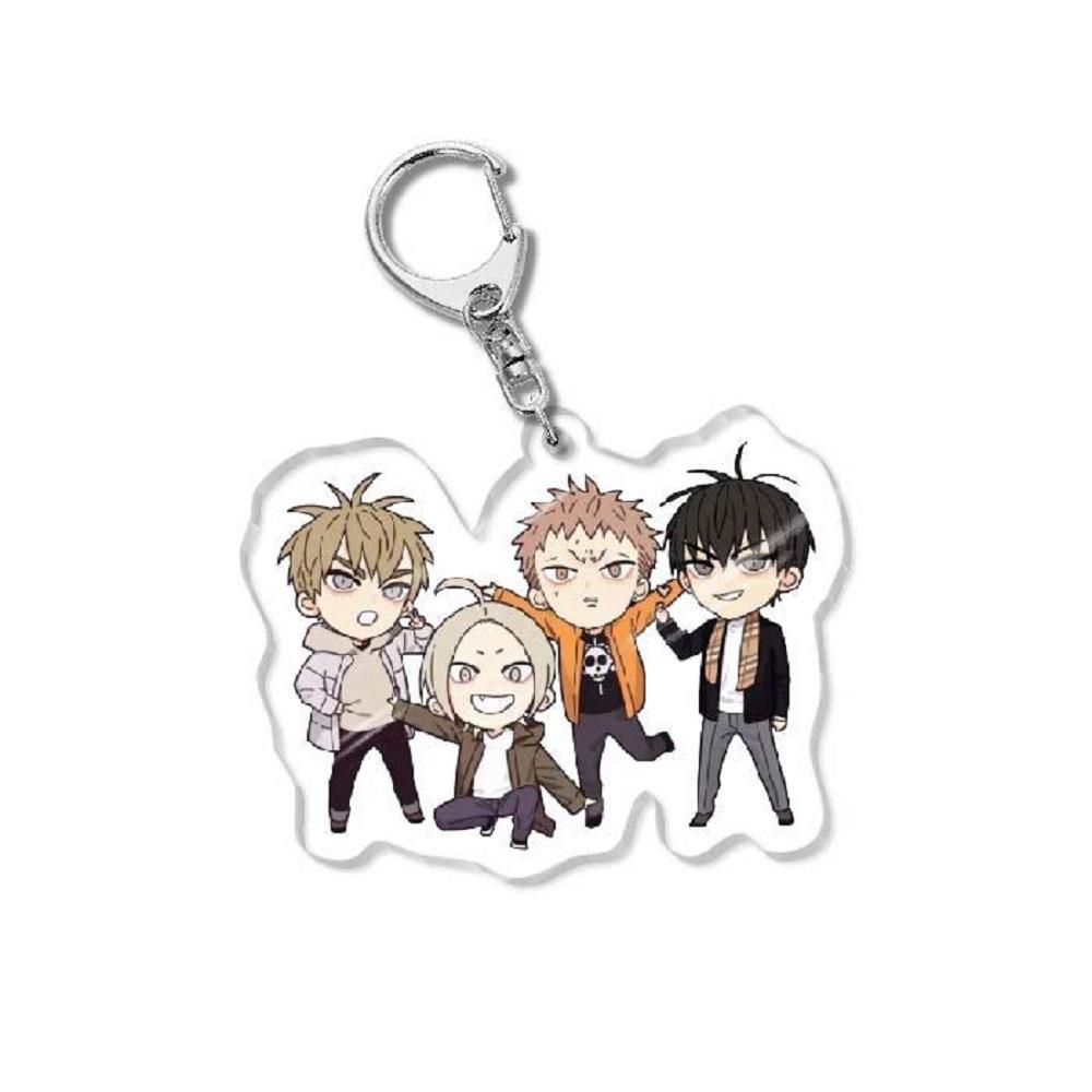 

Hot Original Chinese comic book New 19 days Keychain Figures old xian Key Chain Keyring Accessories Jewelry For Fans Gifts 6CM 6 cm