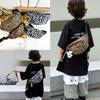 Stylish Lightweight Baby Leopard Print Sling Bag For Boys Perfect For Daily Use