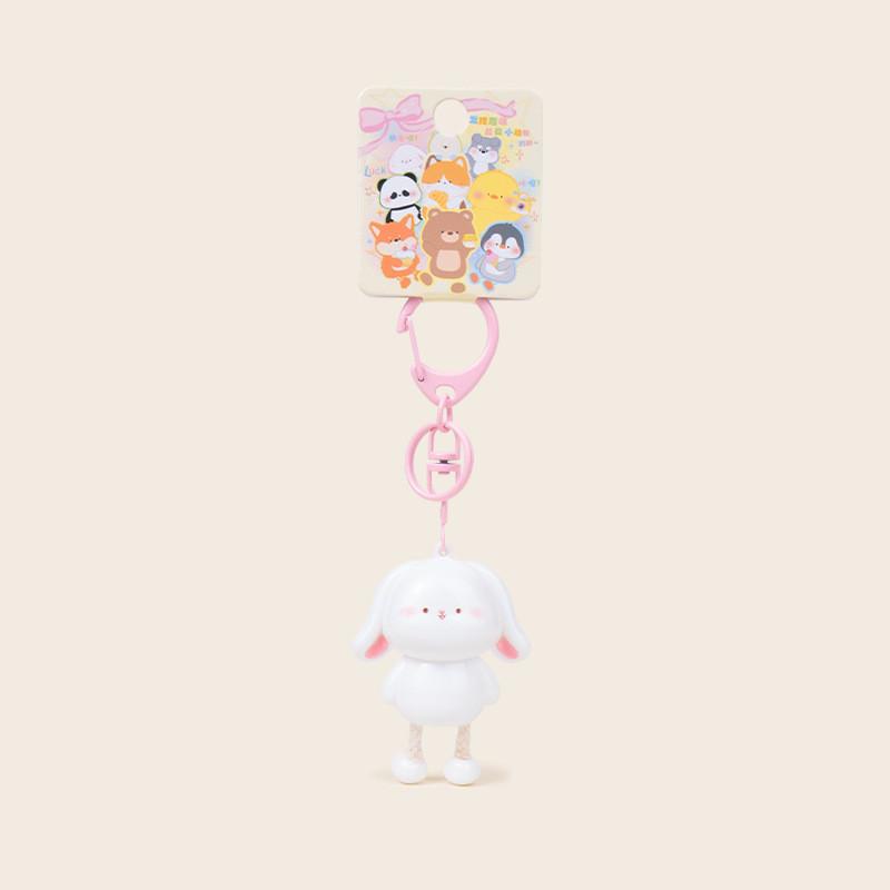 Foot The Pull Cat Frog Panda Dog Bear Keychain Animal Pendant Decoration Gift