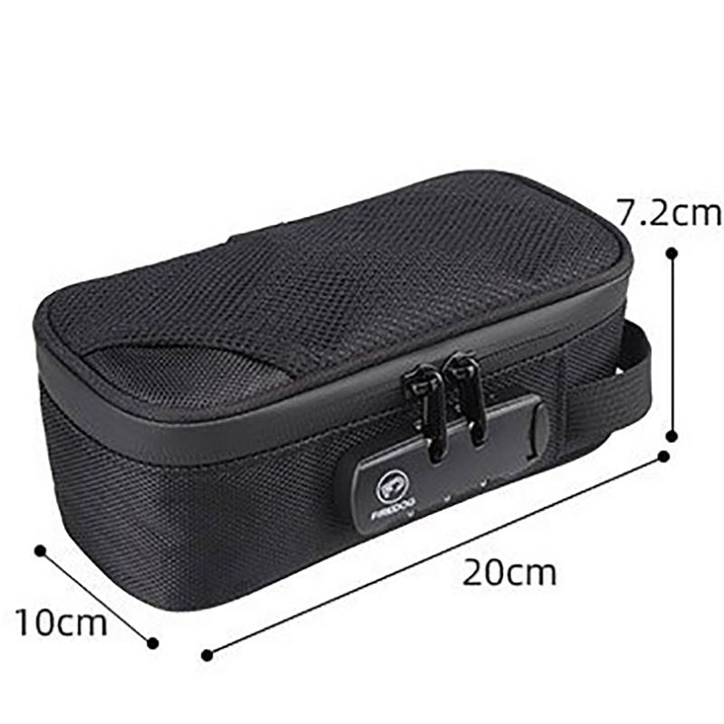 Smell Proof Carbon Lined Carry Stash Bag With Lock Discreet Secure Case