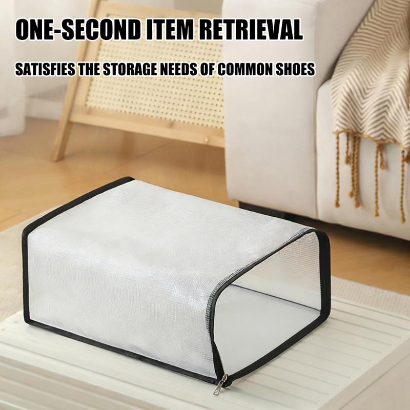 Portable Foldable Shoe Pouches For Men Women With Separate Sections Keep Footwear Clean During Trip And Daily Organization