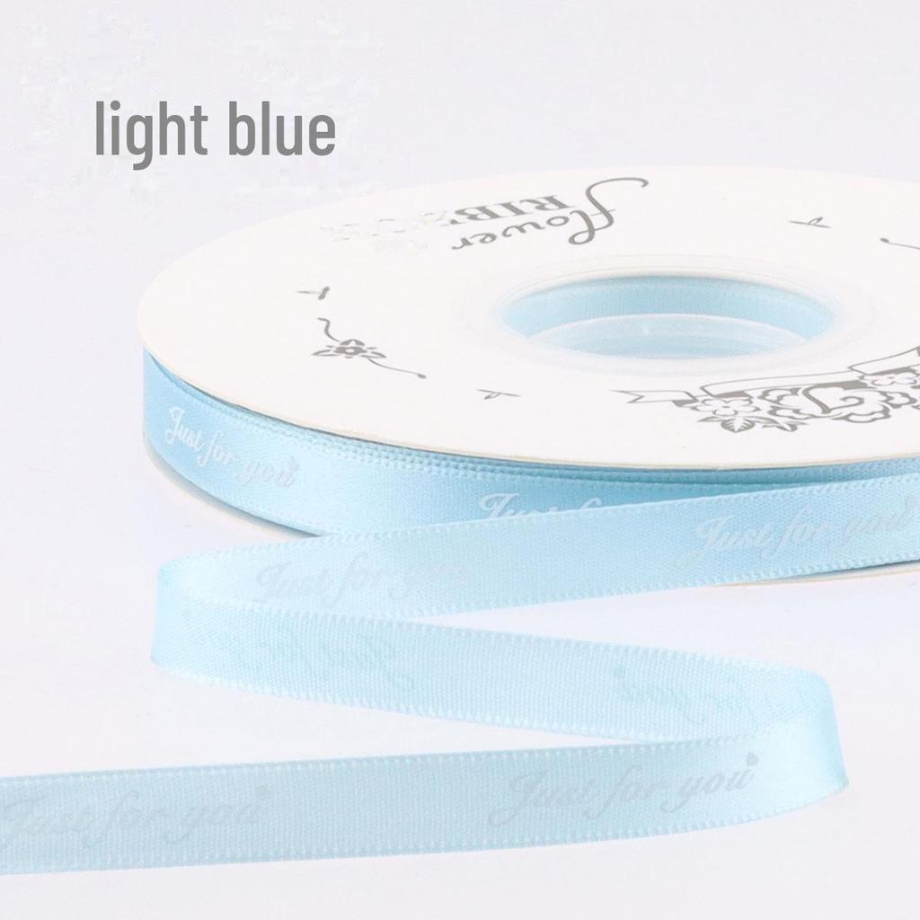 1cm Narrow Printed English Ribbon - Gift, Baking, and Florist Polyester Ribbon