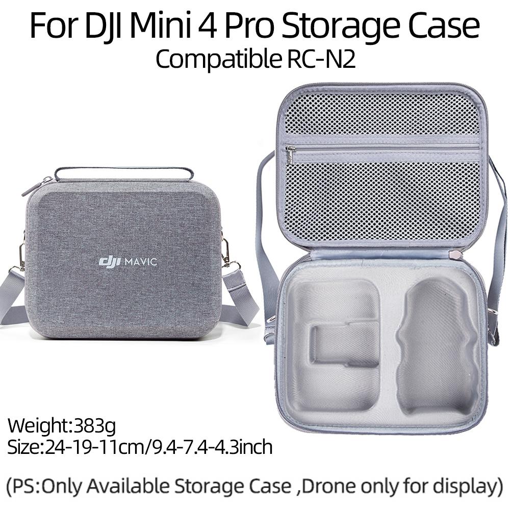 For DJI Mini 4 PRO Drone Body Remote Control Earthquake Protective Storage Bag And Landing Gear Propeller Holder Fixing Accessor