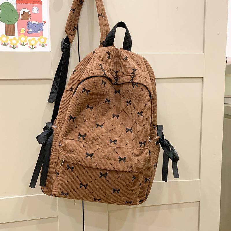 

Рюкзак, для девочек, для учеников младших классов средней школы, для японских студентов, простой, легкий, вместительный дорожный рюкзак темно-коричневого