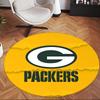 Green Bay Packers (1) Round Office Rug Decorative Floor Rug for Office Bedroom Living Room and Home Space