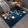 Fantasy Magic Hat Broom Star Print Carpet for Home Living Room Bedroom Sofa Doormat Decor Non-slip Floor Mat Large Size