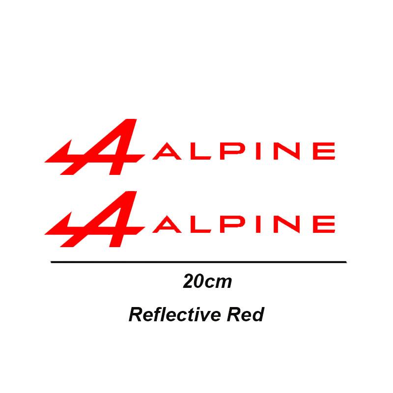 2Pcs Car Body Sticker For Renault Alpine Rafale Megane Austral Clio Kwid Alaskan Captur Zoe Austral Espace Arkana Scenic QQ1