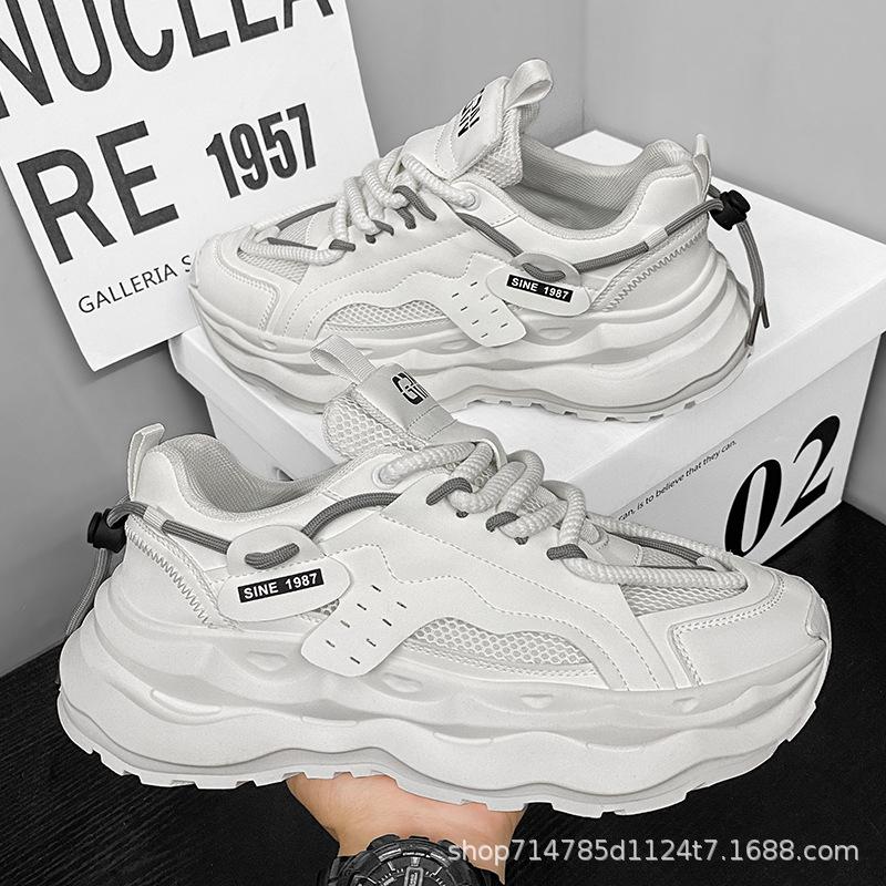 Spring and Autumn New Classic Men's Shoes Youth Street Dance Versatile Casual Shoes Thick soled Anti slip Running Shoes sneakers