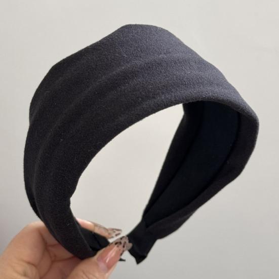 Breitkrempiges Stirnband Verdickte Schwammpolsterung Weicher Strickstoff Haarreif Herbst Winter Vielseitig Haar