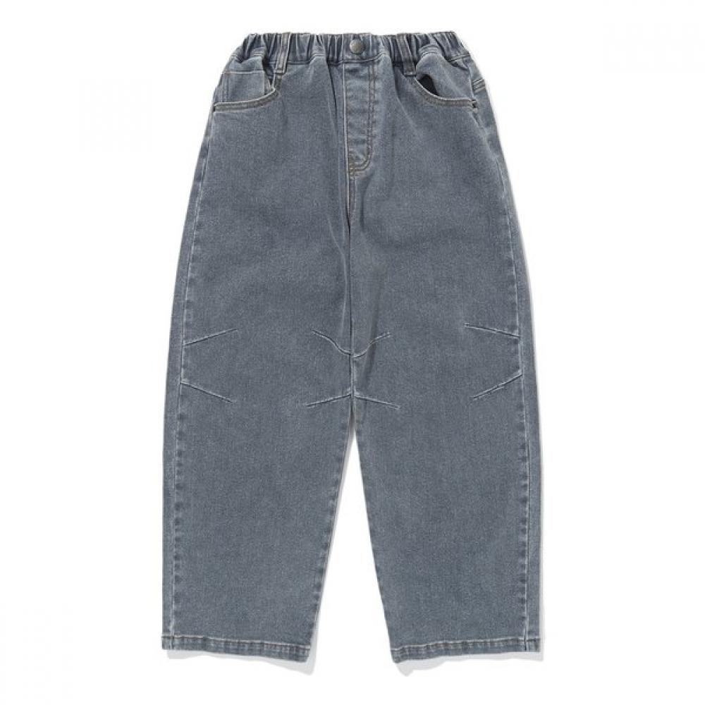 Bluetail Denim Pants Balloon Fit Blue Azh3pt01bu