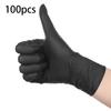 Powder-Free Nitrile Gloves - Food Safe, Latex-Free, Disposable, for Kitchen, Cleaning, Beauty, Oil & Water Resistant (M
