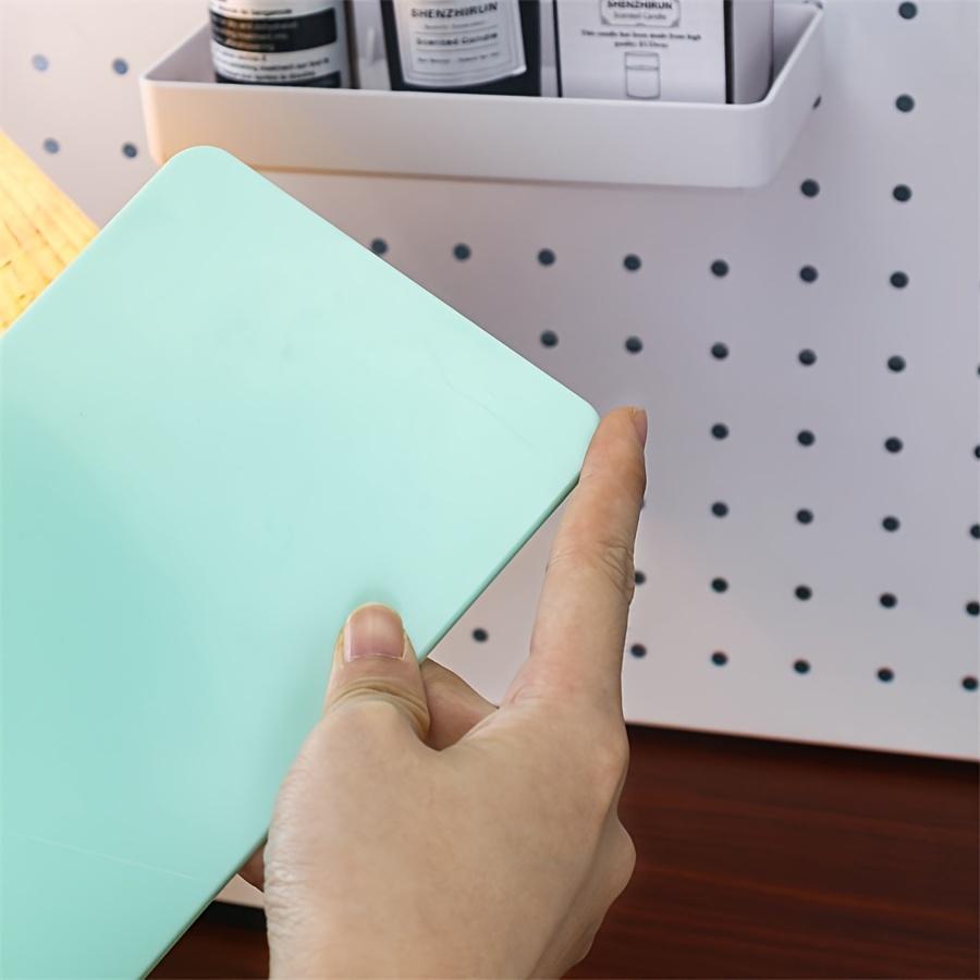 2 Stück Schlanke Transparente Buchstützen - Langlebiger Schreibtisch-Organizer aus PP-Kunststoff für Büro & Bibliothek, Kreativer Unsichtbarer Buchständer Poliert