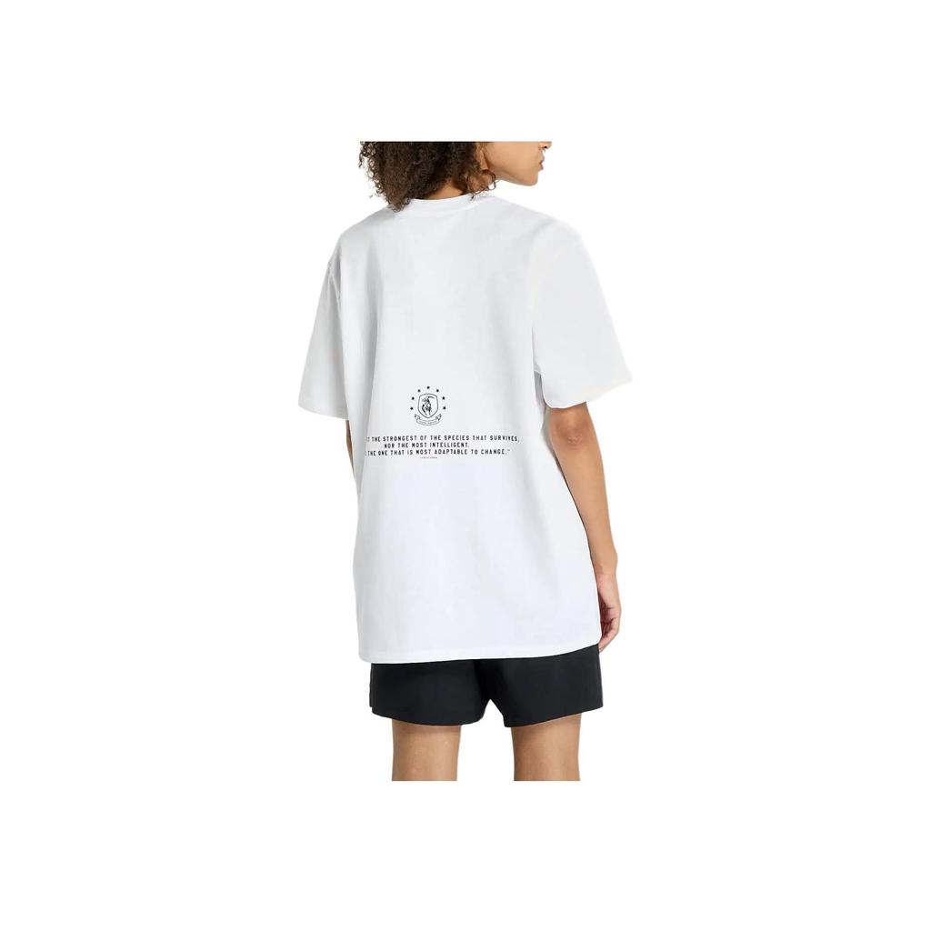 Under Armour Project Rock Campus Comfortable Fitting Breathable Loose Casual Short Sleeve T-Shirt Women T-Shirts White 1386440-100