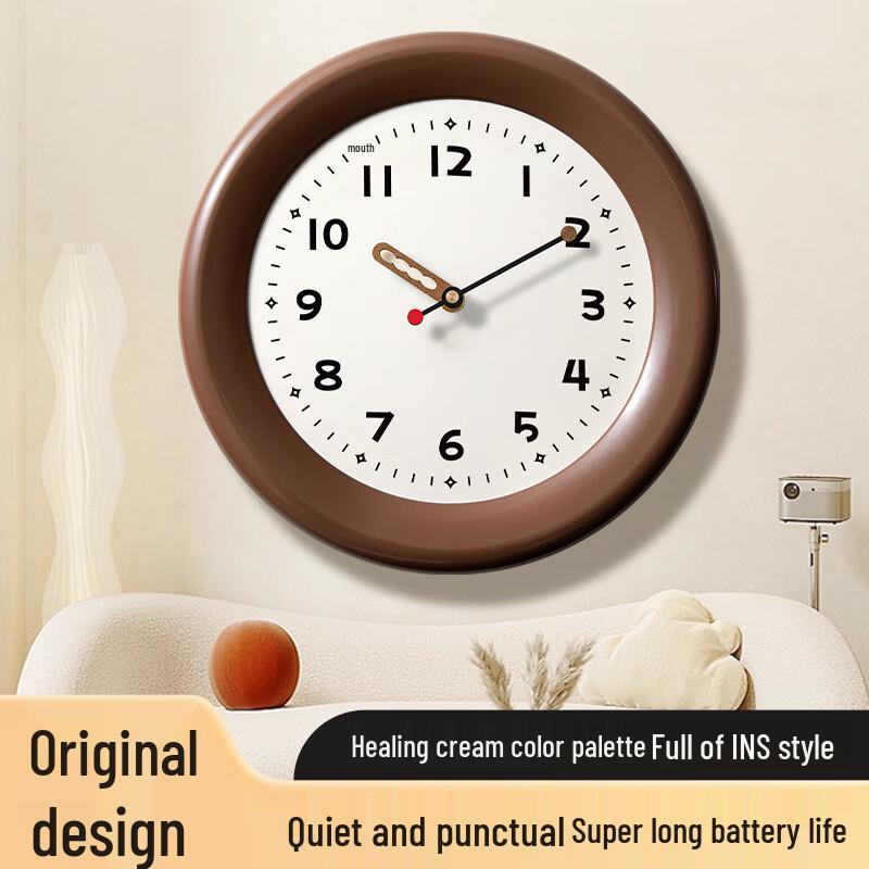 Handun 30cm Round Cream Style Wall Clock