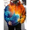 Graffiti Cartoon Pattern Man Hoodie Funny 3D Printed Sweatshirts Autumn New Casual Long Sleeves Pullover Unisex Tops Sweatshirt