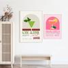 Vintage Manhattan Cocktail Art Prints Drinking Dry Martini Poster Margarita Gin Basil Smash Kitchen Bar Club Wall Decor Pictures