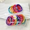 12pcs/set High Quality Ponytail Holders Colorful Elastic Rubber Band Headwear Hair Rope Set  School
