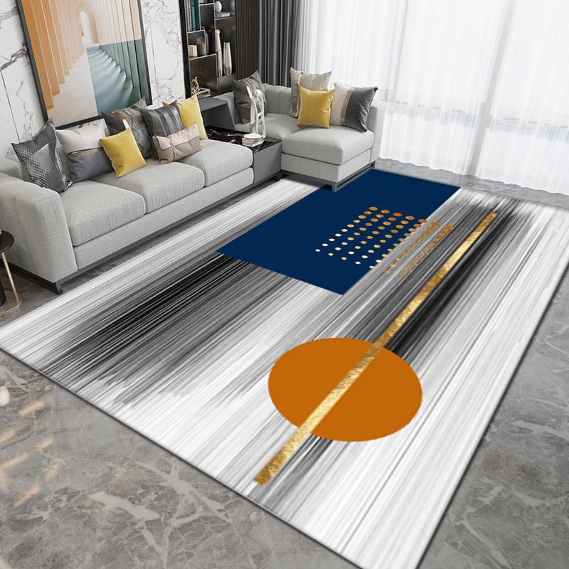 Druckteppich Wohnzimmer Große Fläche Rutschfester Teppich Schlafzimmer Zimmer Nachttischdecke Wohnkultur Zubehör