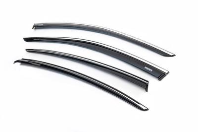 Windshields with Chrome Molding SD (4 Pcs, Niken) for Volkswagen Passat B8 2015-2023